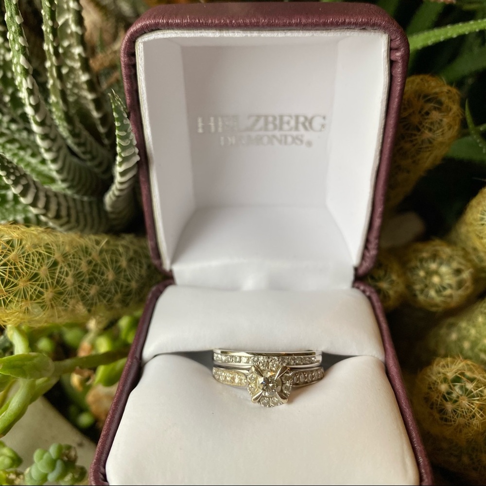 Helzberg 14KW 1/2 CTW Diamond Ring, Engagement Wedding, Bridal - Picture 16 of 17